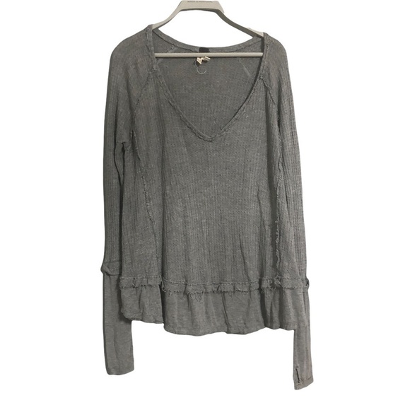 We the free blouse gray - Picture 2 of 15
